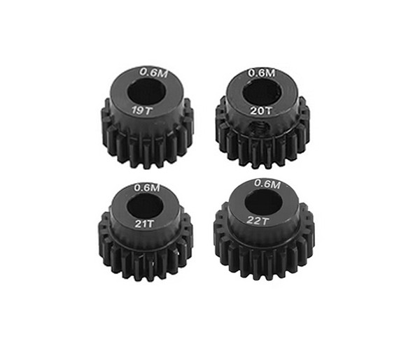 Hard Steel M0.6 5mm Bore Motor Pinion Gear Set 17t - 28t  For 1/10 1/12 Rc Car 19t - 22t