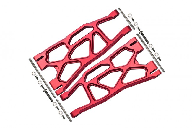 Gpm TXM055F/R Aluminium Front / Rear Lower Arms  For 6s Traxxas Xmaxx 6s 8s Red