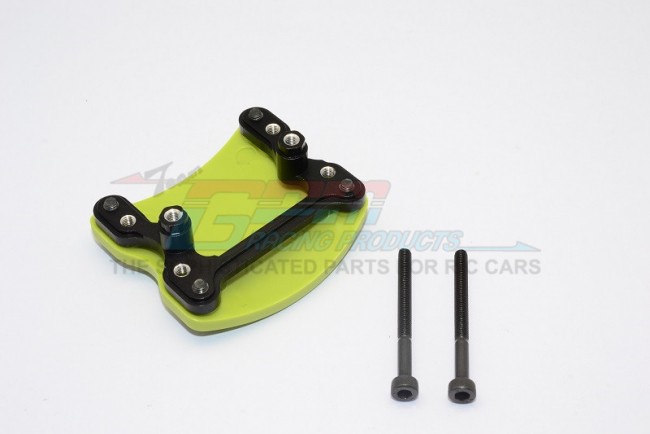 Gpm GM168F/R Aluminium And Plastic Front/rear Skid Plate Mount 1/10 Rc Gmade R1 Rock Buggy Black