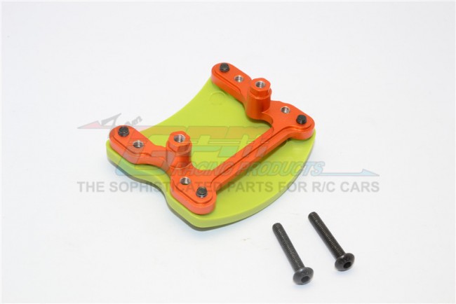 Gpm GM168F/R Aluminium And Plastic Front/rear Skid Plate Mount 1/10 Rc Gmade R1 Rock Buggy Orange