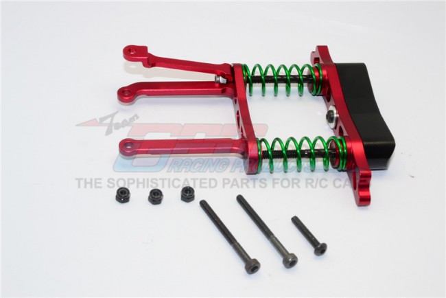 Gpm GM330F/R Aluminium Front/rear Bumper Absorber Gmade R1 Rock Buggy Red