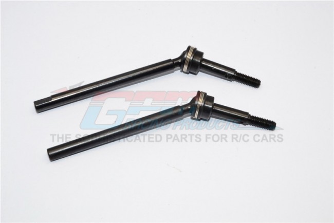 Steel Front Cvd Drive Shaft (l63mm, R67mm) With 26mm Cup Joint Gmade R1 Rock Buggy Black