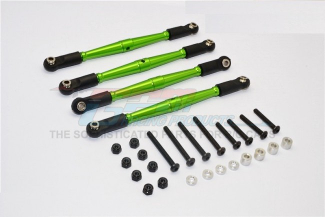 Aluminium 4mm Anti-thread Lower Link Parts  Gmade Komodo Green