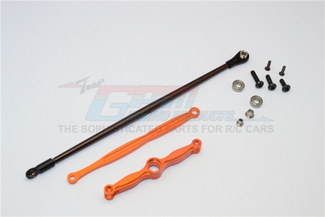Aluminium Suspension Rod & Spring Steel Thread Shaft  Hpi Crawler King Orange