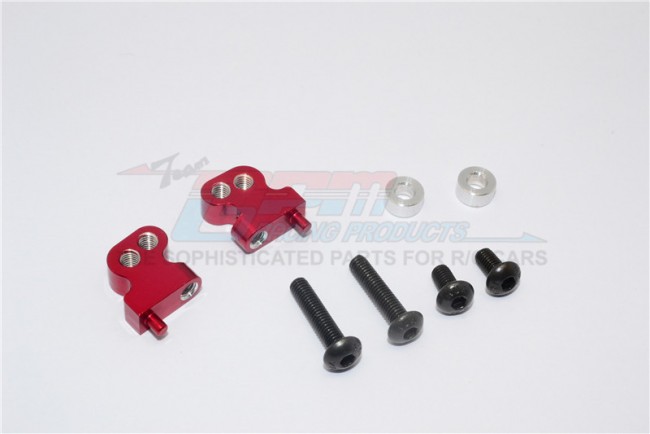 Gpm CC070FMN Aluminium Adjustable Mount Use For Front  Damper  Tamiya Cc01 Red