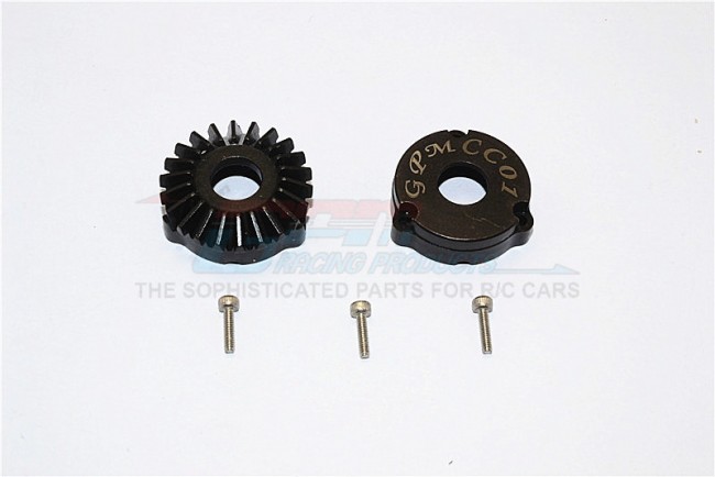 Steel Rear Differential Outer Gears   Tamiya Cc01 Black