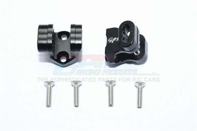 Aluminum Rear Axle Mount Set For Suspension Links 1/10 Trx4 Defender Trail Crawler Black