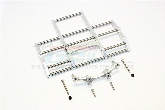 Aluminium Front Bumper With Stainless Steel Screws For Tractor Truck Mercedes-benz Silver