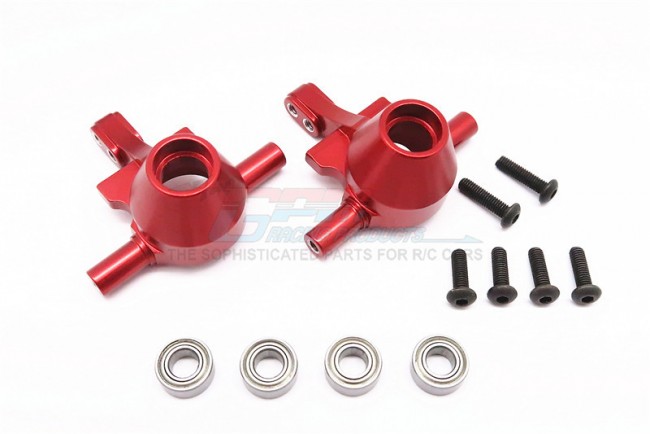 Gpm TT2021B Alloy Front Knuckle Arm With Bearing Tamiya Tt-02 Red