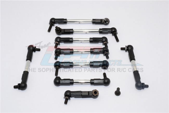 Aluminium  Steering & Push Rods Tamiya Tb-04 Silver