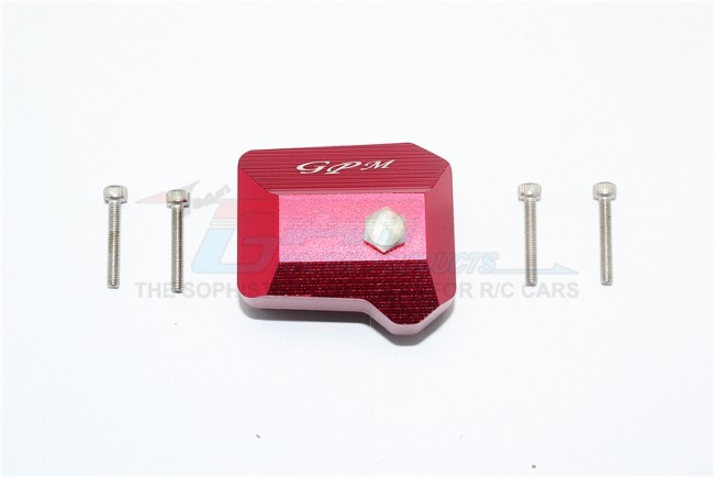 Gpm TRX4012A Aluminum Front/rear Gearbox Cover Traxxas 1/10 Trx4 Red