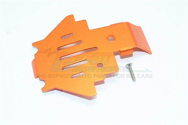 Aluminum Center Gear Box Bottom Protector Mount Traxxas 1/10 Trx4 Orange
