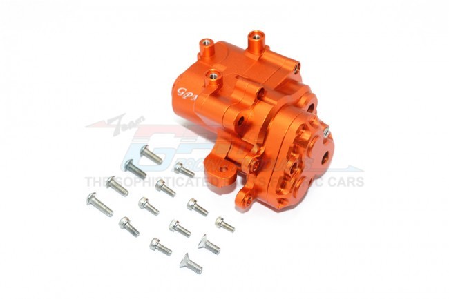 Gpm TRX4038 Aluminum Center Gearbox Traxxas 1/10 Trx4 Trx-6 Defender Trail Crawler Orange