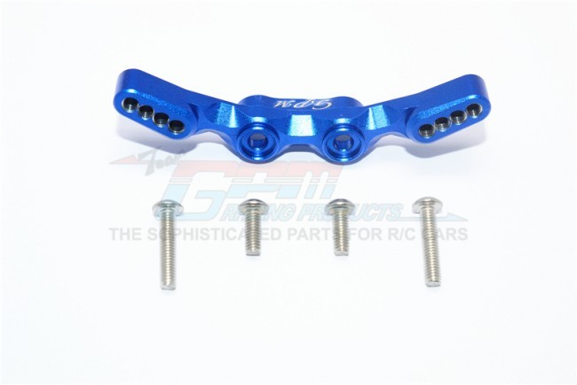 Gpm GT028 Aluminum Front Shock Towers Traxxas 1/10 4wd Ford Gt4-tec 2.0 / 4-tec 3.0 - 93054-4 Blue