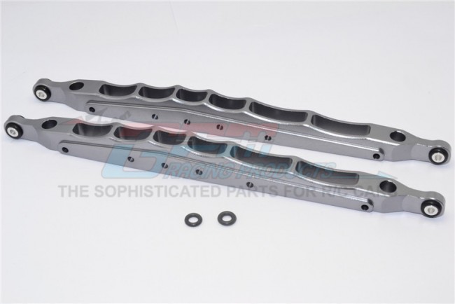 Gpm YTL014 Aluminium Rear Lower Chassis Link  Parts 1/10 Axial Yeti Xl Monster Gun Silver