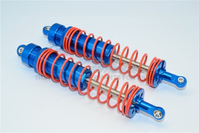 Aluminium Front/rear Adjustable Damper  (150mm) With 6mm Steel Shaftaxial Yeti Xl Monster Blue