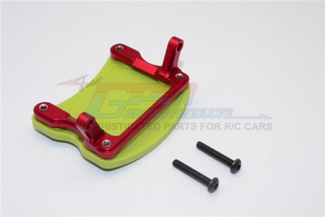 Gpm YTL168R Aluminium Plastic Rear Axle Protector  Mount (middle) 1/8 Axial Yeti Xl Monster Red