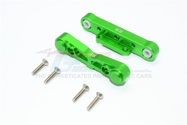 Gpm MAK009 Aluminum Rear Lower Suspension Mount Arrma 1/8 Kraton / Infraction / Limitless / Outcast 6s Green