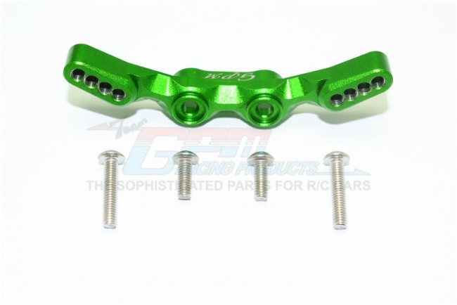 Gpm GT028 Aluminum Front Shock Towers Traxxas 1/10 4wd Ford Gt4-tec 2.0 / 4-tec 3.0 - 93054-4 Green