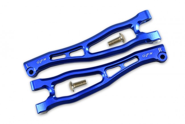 Gpm MAK054 Aluminum Front Upper Arms Arrma 1/8 Kraton 6s Blue