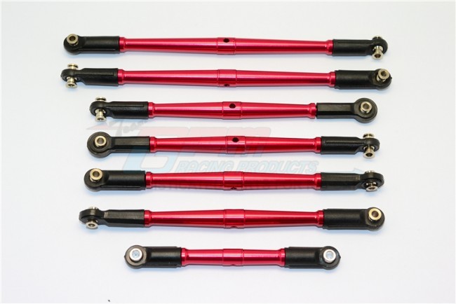 Gpm MAN160 Aluminum Tie Rods- Arrma 1/8 Kraton 6s Red