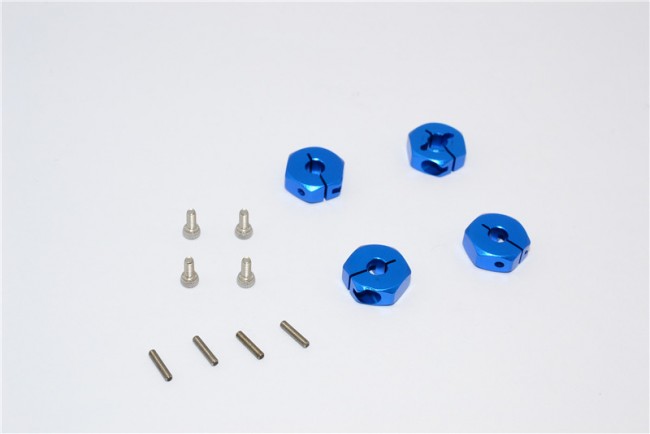 Alloy Hex Adapter Team Losi Mini Eight Buggy Blue