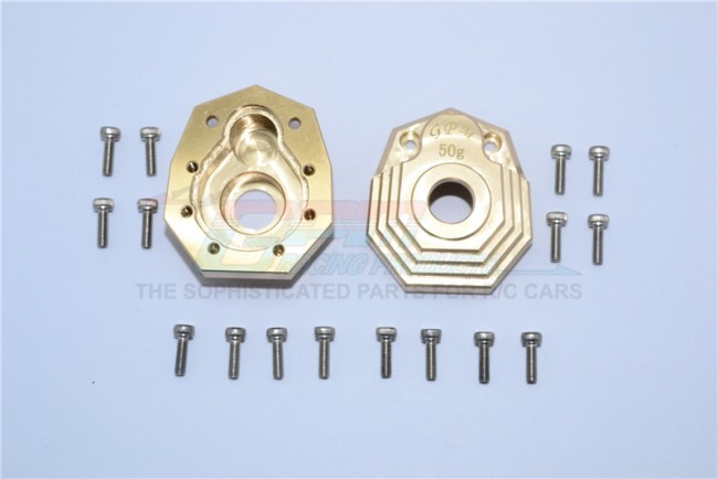 Gpm TRX4021X Brass Outer Portal Drive Housing (front Or Rear) Heavy Edition 1/10 Trx4 Defender Trail Crawler Blue
