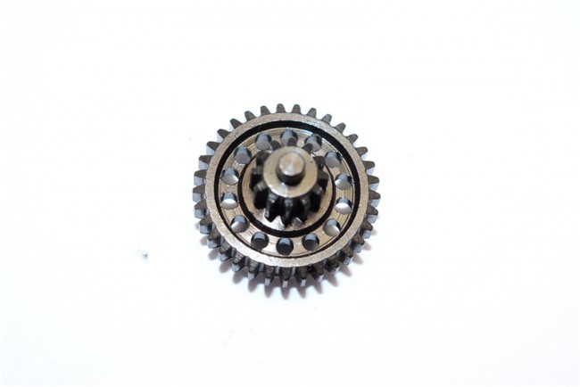 Steel #45 Double Speed Reduction Gears Thunder Tiger Kaiser Xs Black
