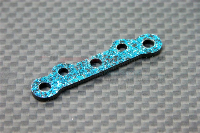 Graphite Front Arm Plate For Front Gear Box Kyosho Mini Inferno Blue