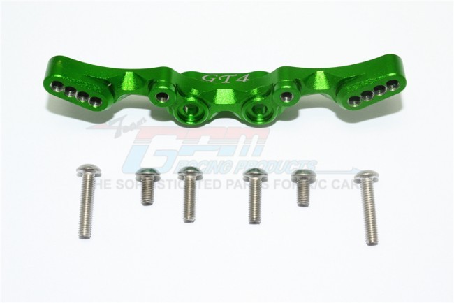Gpm GT030 Aluminum Rear Shock Towers Traxxas 1/10 4wd Ford Gt4-tec 2.0 / 4-tec 3.0 93054-4 Green