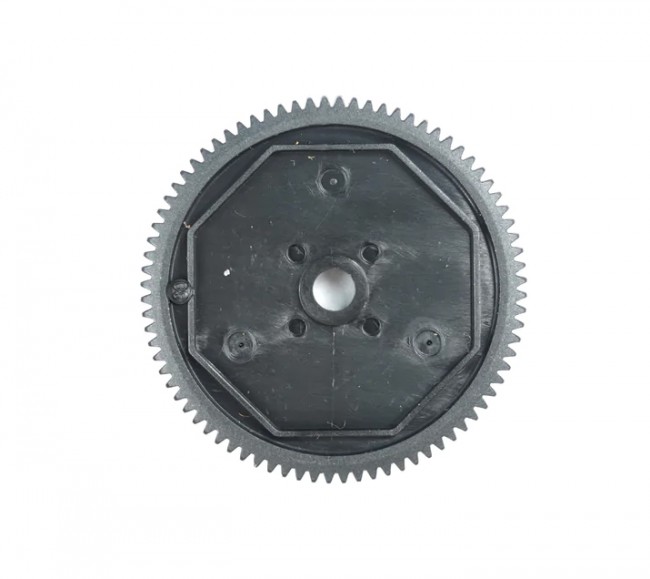 3racing CAC-114 48 Pitch Spur Gear 80t For 3racing Cactus Black
