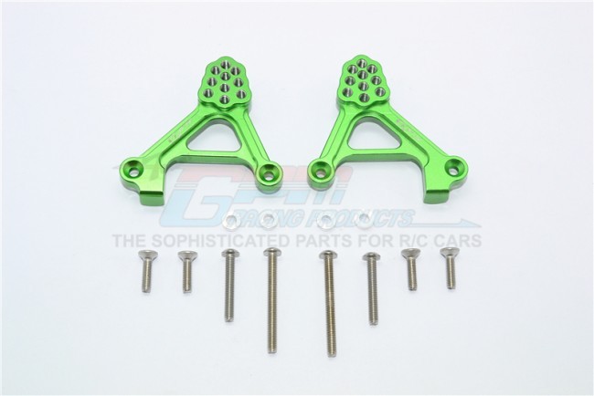 Aluminum Adjustable Rear Damper Mount 1/10 Trx4 Defender Trail Crawler Green