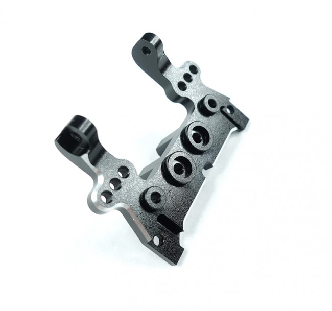 3racing CAC-313 Aluminum Rear Upper Linkage Mount For Mid Motor For Cactus Black