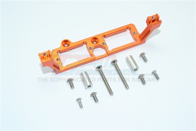 Gpm TRX4034FR Aluminum F&r Gear Box 2-speed Diff Lock Servo Mount 1/10 Trx4 Defender Trail Crawler Orange