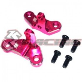 3racing SAK-D4817 Aluminum Awd Castor Mount 15 Degree Sakura D4 Awd Drift Car Pink