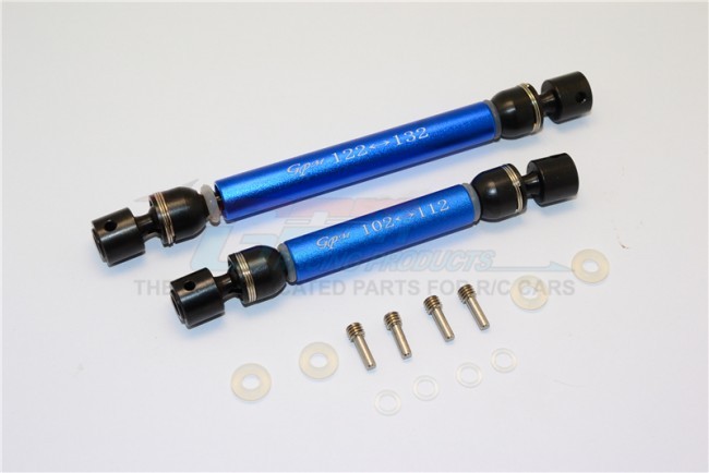 Aluminum & Steel Front/rear Cvd Main Shafts 1/10 Trx4 Defender Trail Crawler Blue