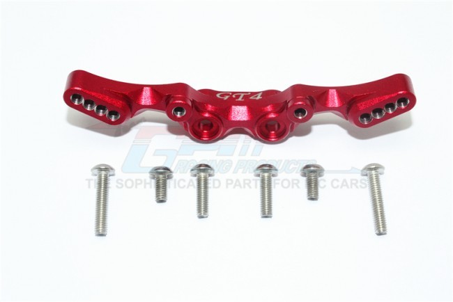 Gpm GT030 Aluminum Rear Shock Towers Traxxas 1/10 4wd Ford Gt4-tec 2.0 / 4-tec 3.0 93054-4 Red