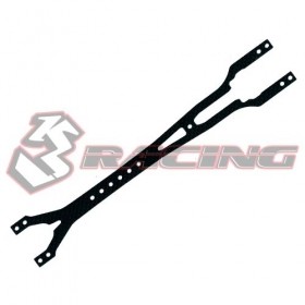 3racing SAK-A508_SO Graphite Upper Deck 1.5mm For 1/10 Rc Sakura Advance Car Black