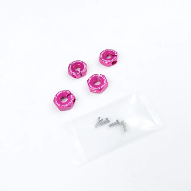 3racing Sak-u130 Wheel Adaptor (4mm) - Thick For Sakura Ultimate (black) Pink