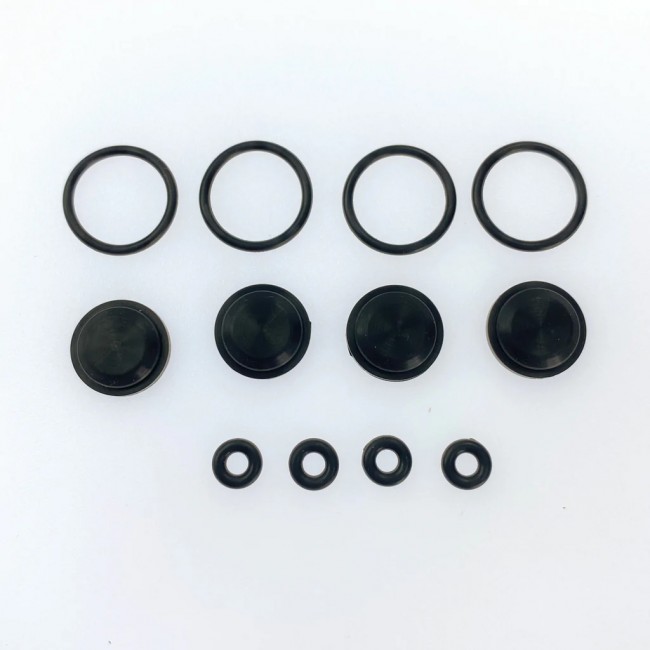 3racing SAK-U314B Damper O Ring Replacement For #sak-u314/pk Black