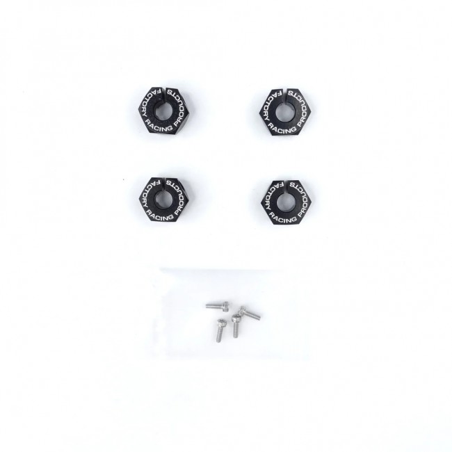 3racing Sak-u329 Wheel Adaptor (5mm) - Thick For Sakura Ultimate Black