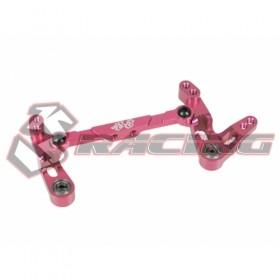 3racing SAK-D310/PK Aluminum Steering System For Sakura D3 Pink