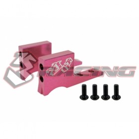 3racing SAK-D314/PK Aluminum Front Bulkhead Cover For Sakura D3 Car Pink