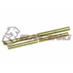 3racing SAK-28U Suspension Outer Titanium Coated Pin Set For 3racing Sakura Zero Silver