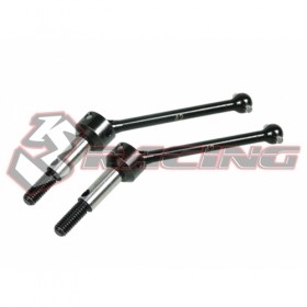 3racing SAK-40M Universal Shaft 42mm (steel) (2) For 3racing Sakura Zero Black