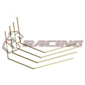 3racing SAK-47 Rear Stabilizer Set For 3racing Sakura Zero Black