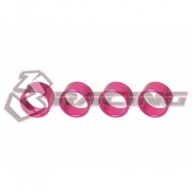 Aluminium Axle Pin Holder For 3racing Sakura Xi Pink