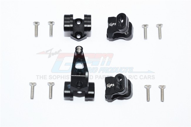 Gpm TRX4089 Aluminum Front/rear Axle Mount Set For Suspension Links 1/10 Trx4 Defender Trail Crawler Black