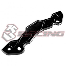 3racing TT02-04 Aluminum Upper Bumper For Tamiya Tt-02 Black