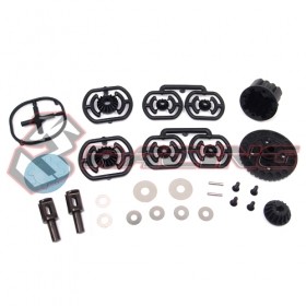 3racing TT02-09 Gear Differential 1/10 Tamiya TT02 Black